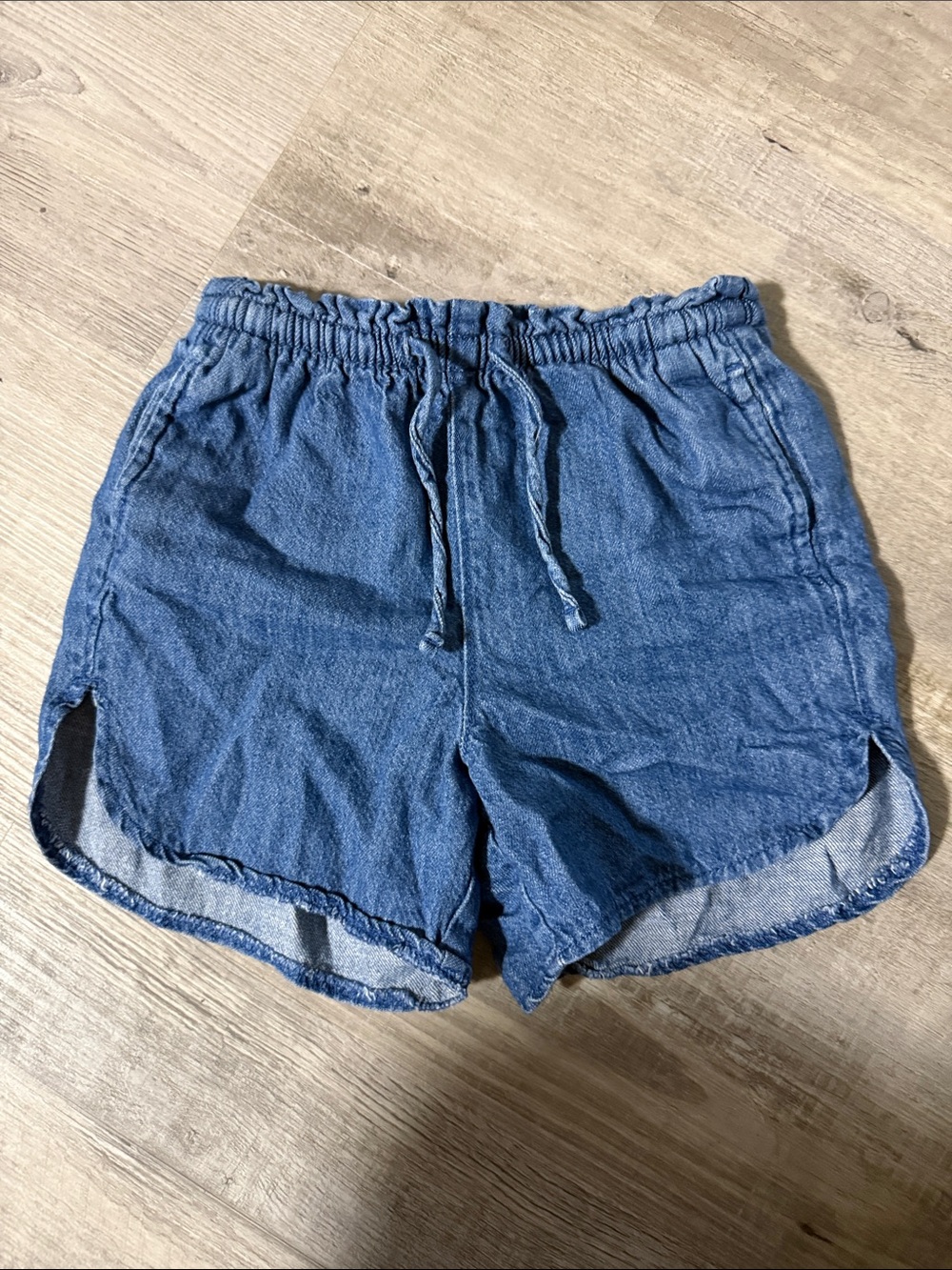 Old Navy Indigo Drawstring Denim Shorts